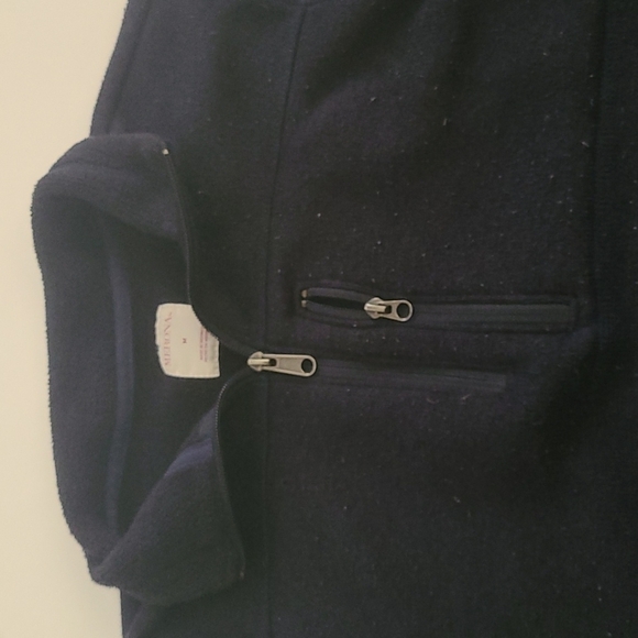 MERONA Navy Blue Quarter Zip Pullover Jacket - Picture 4 of 6